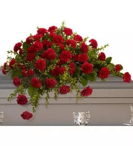 Adoration Casket Spray - Sympathy & Funeral Flowers - Bloomex Australia