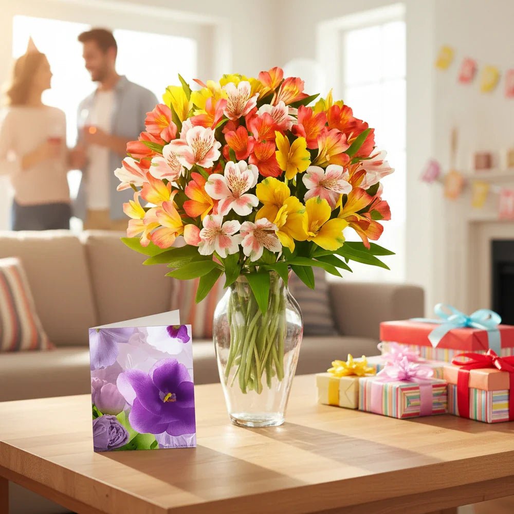 75 Blooms Of Alstroemeria - Alstroemeria - Bloomex Australia