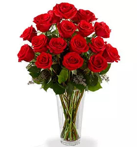 18 Long-Stemmed Red Roses