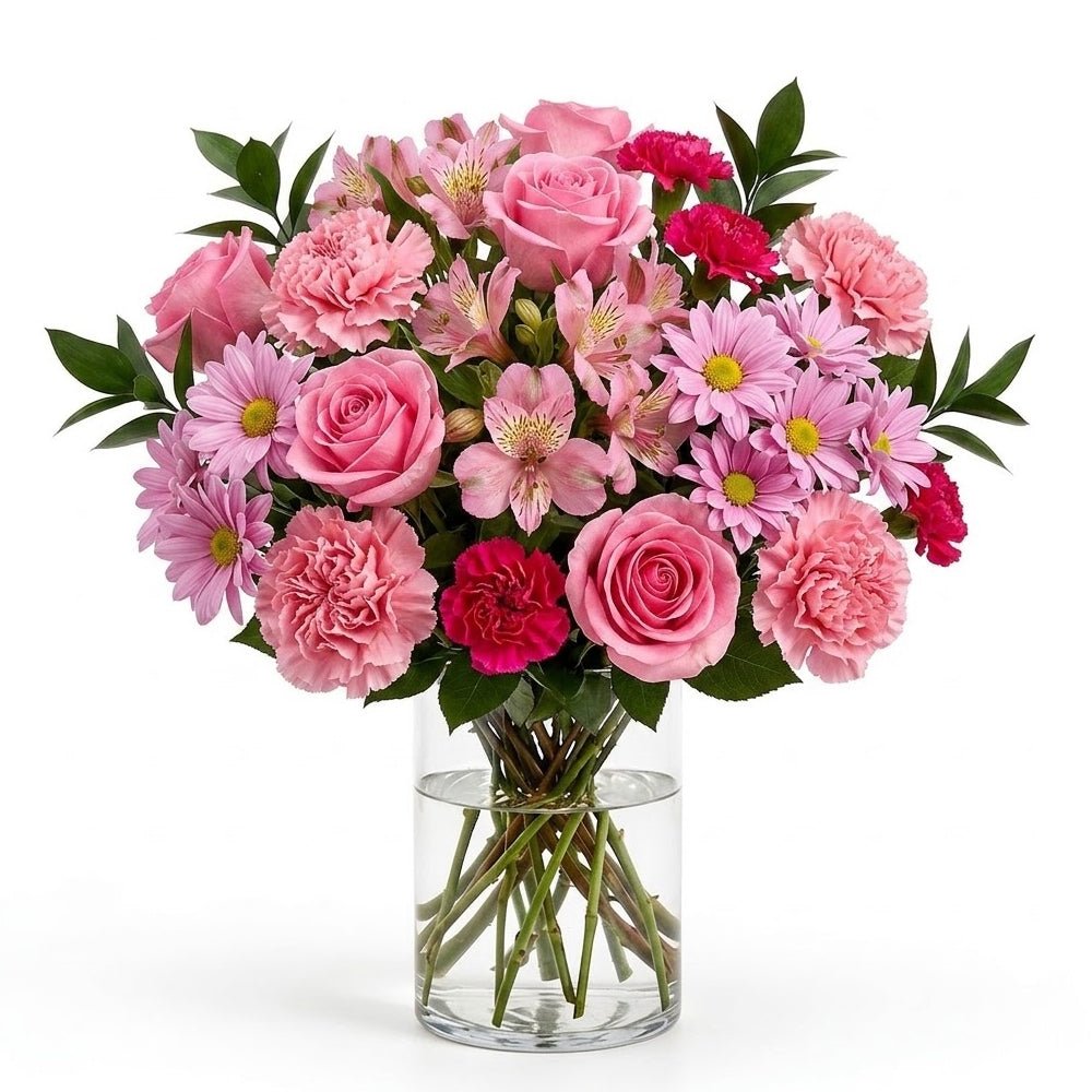 Beauty in Pink - Mixed Bouquets - Bloomex Australia