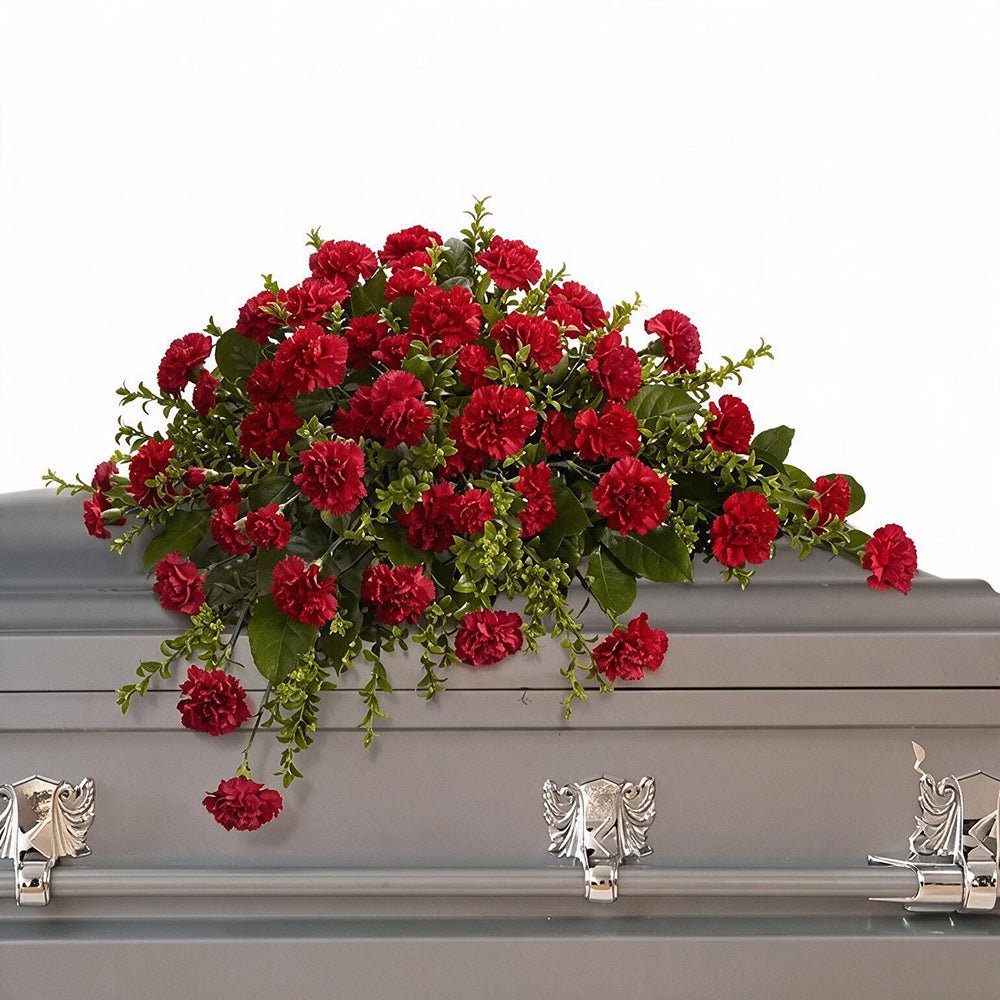 Adoration Casket Spray - Sympathy & Funeral Flowers - Bloomex Australia