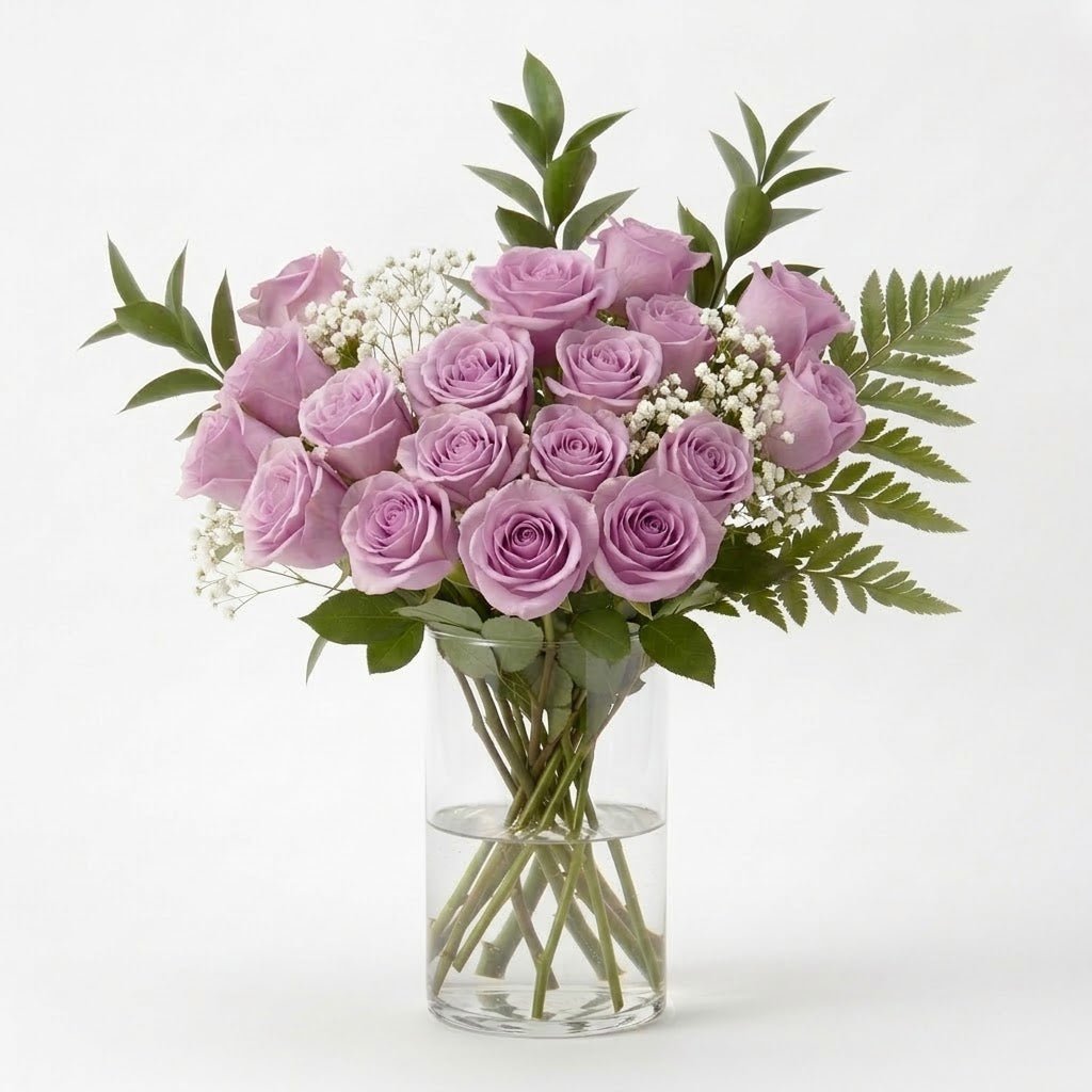 18 Lavender Roses - Mother's Day Flowers & Gifts - Bloomex Australia