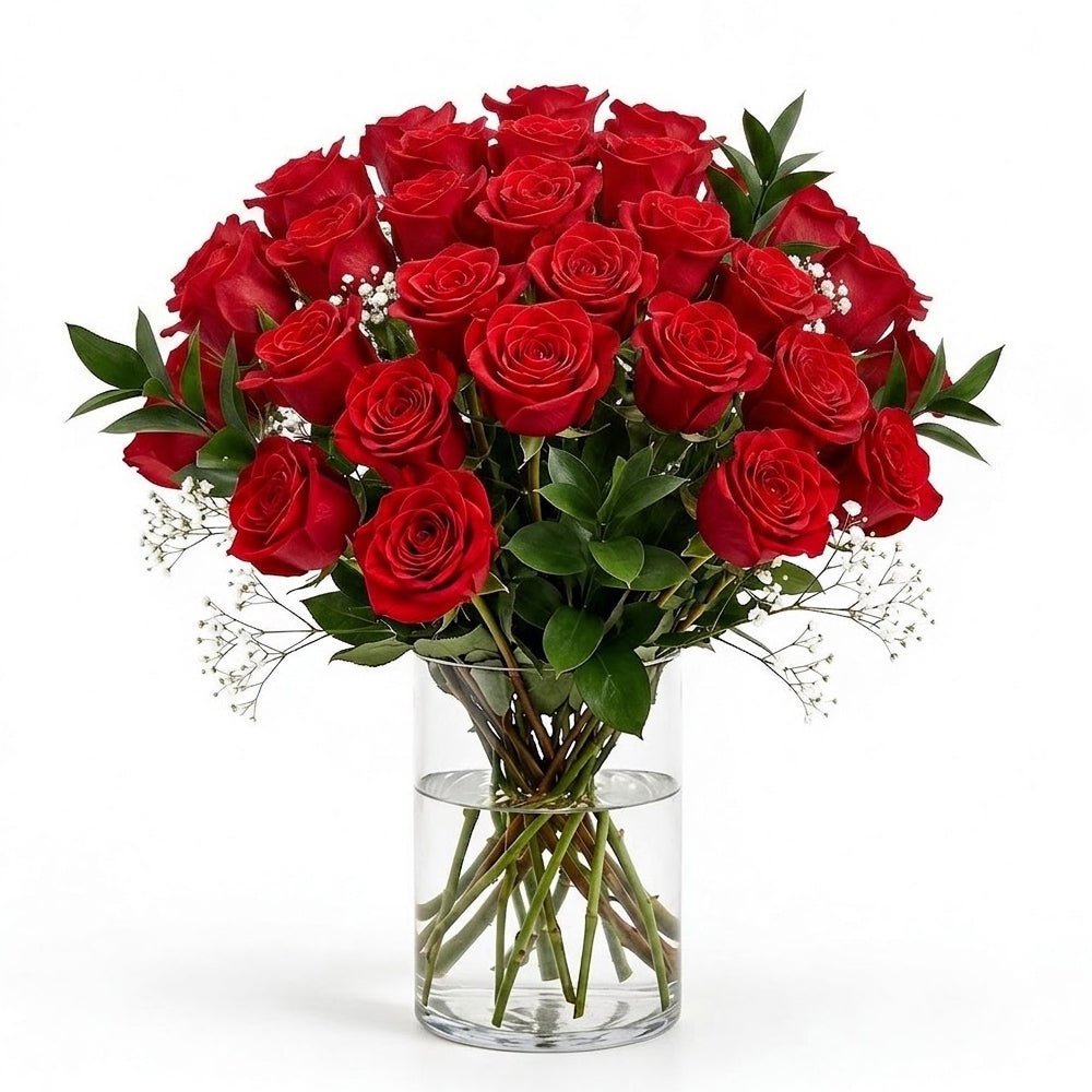 18 Premium Red Roses - Valentine's Day Flowers - Bloomex Australia