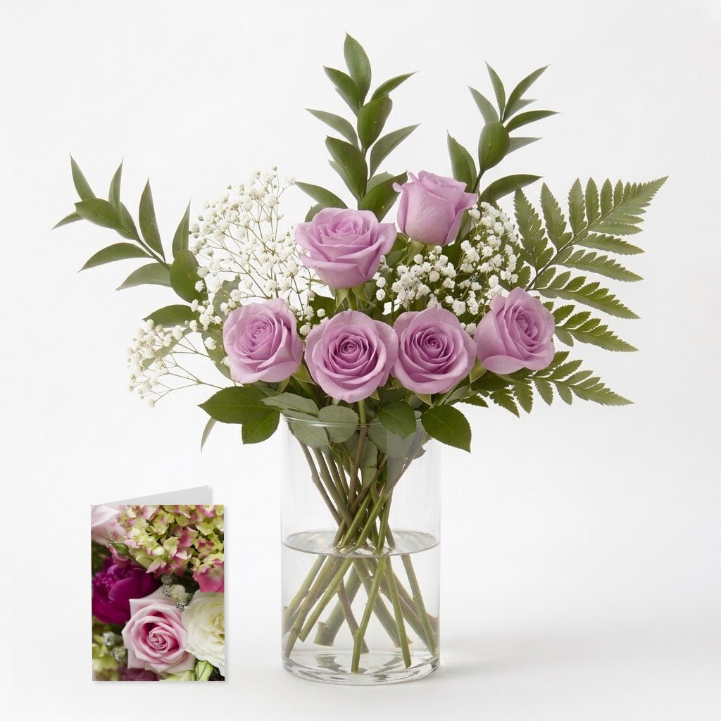 Gorgeous Lavender Roses I - Mothers Day Lavender Roses - Bloomex Australia