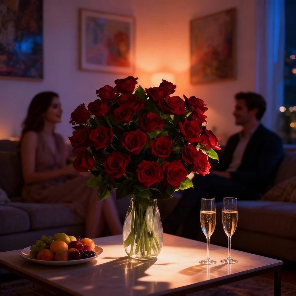 Two Dozen Long Stem Red Roses - Roses - Bloomex Australia