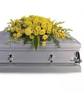 Graceful Grandeur Casket Spray - Sympathy & Funeral Flowers - Bloomex Australia