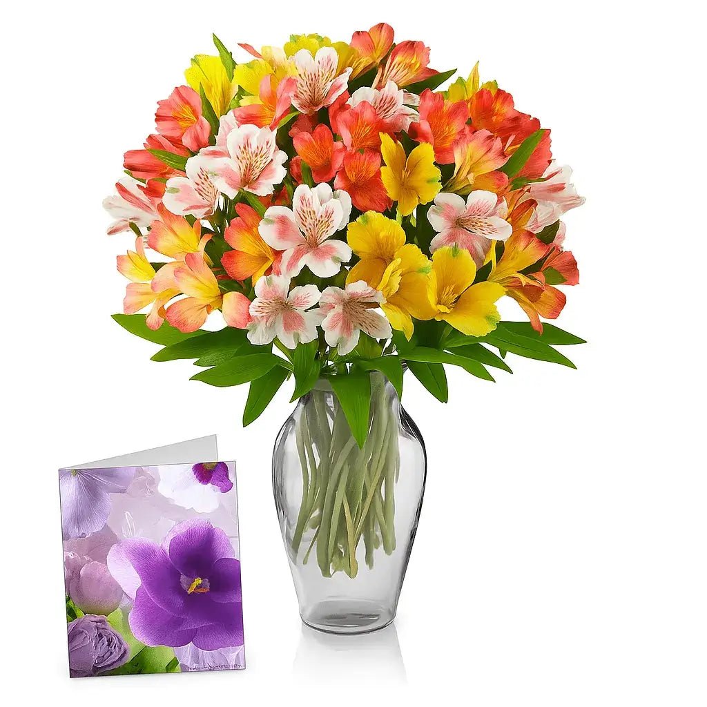 75 Blooms Of Alstroemeria - Alstroemeria - Bloomex Australia
