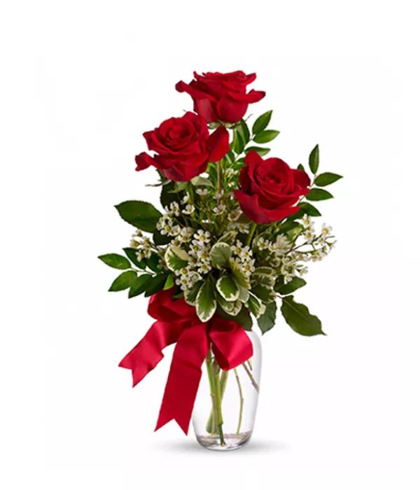 Red Rose Trio - Roses - Bloomex Australia