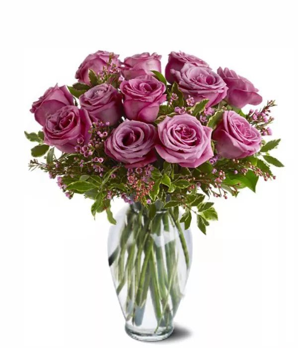 One Dozen Lavender Roses - Roses - Bloomex Australia