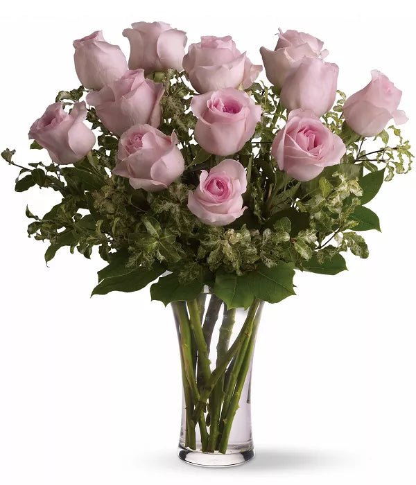 Dozen Pink Roses - Beautiful Roses - Bloomex Australia