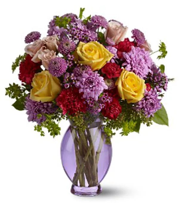 Pink and Lavender Bouquet - Mixed Bouquets - Bloomex Australia