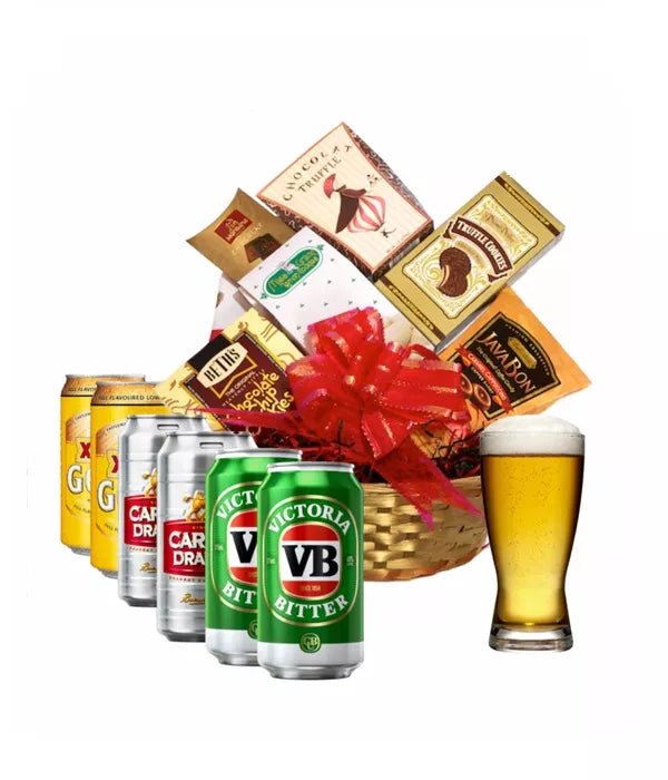 Beer Lovers Basket - Beer Hampers - Bloomex Australia