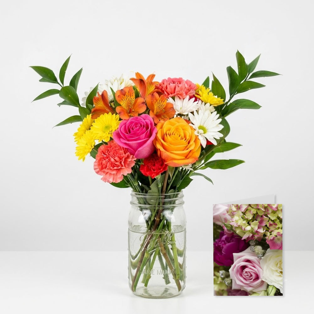 Blooming Glory in Mason Jar