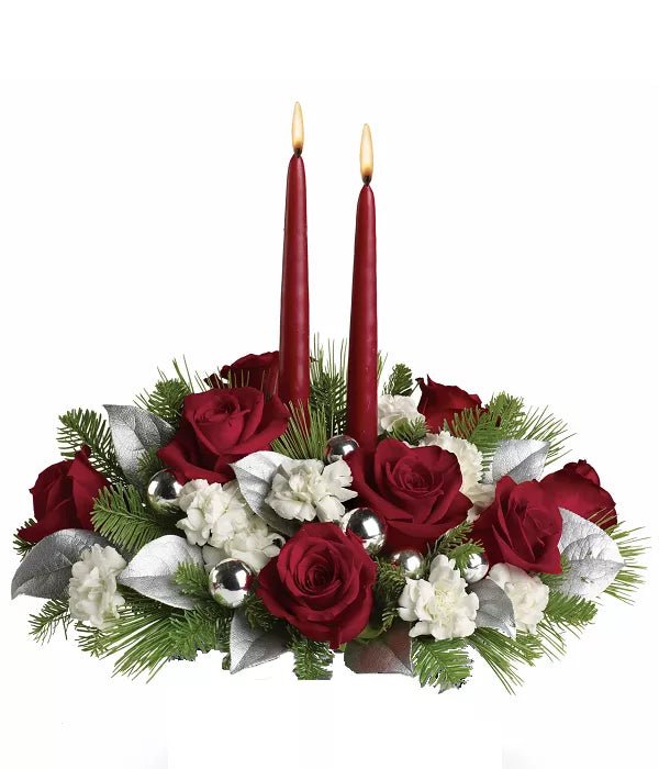 Sparkle of Christmas Centrepiece - Christmas Flowers & Gifts - Bloomex Australia