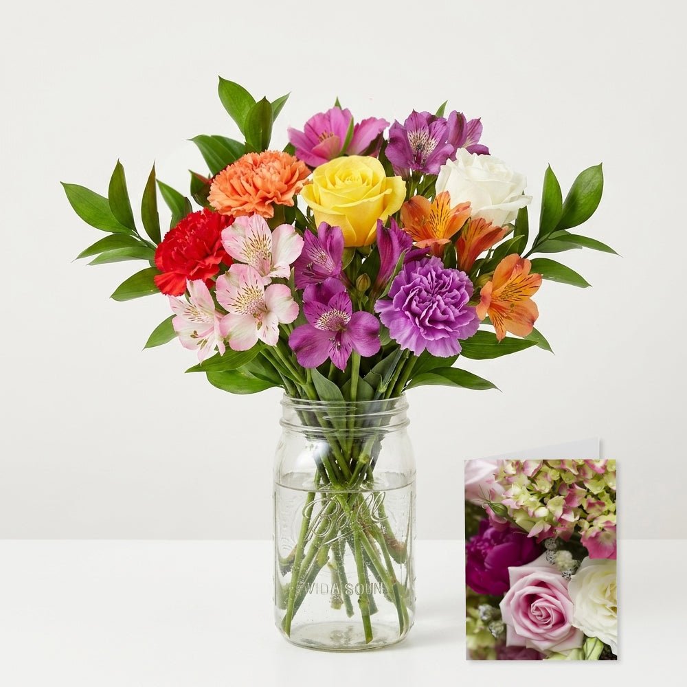 Designer Collection Mason Jar I - The Mason Jar Collection - Bloomex Australia