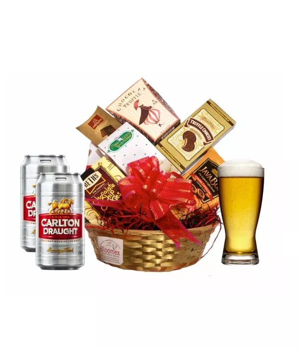 Draught Basket - Beer Hampers - Bloomex Australia
