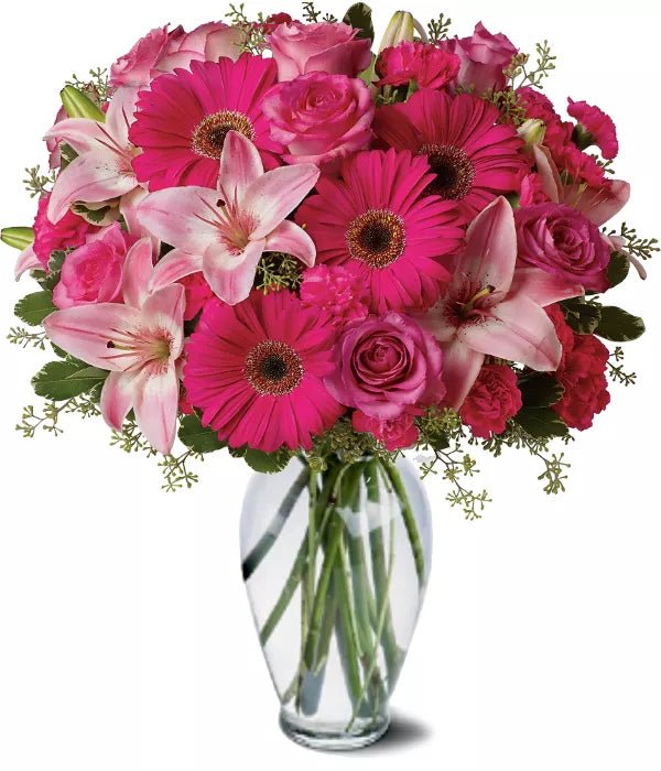 Fuchsia Bouquet - Anniversary Flowers - Bloomex Australia