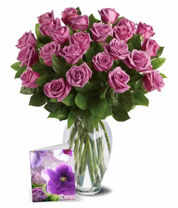 Mothers Day Lavender Roses VIII - Mothers Day Lavender Roses - Bloomex Australia