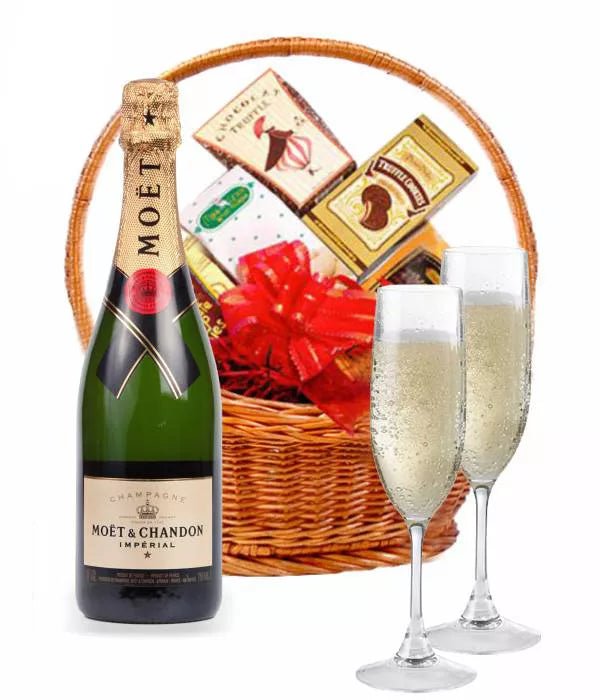 Moet & Chandon Champagne Hamper - Wine & Champagne Gift Hampers - Bloomex Australia