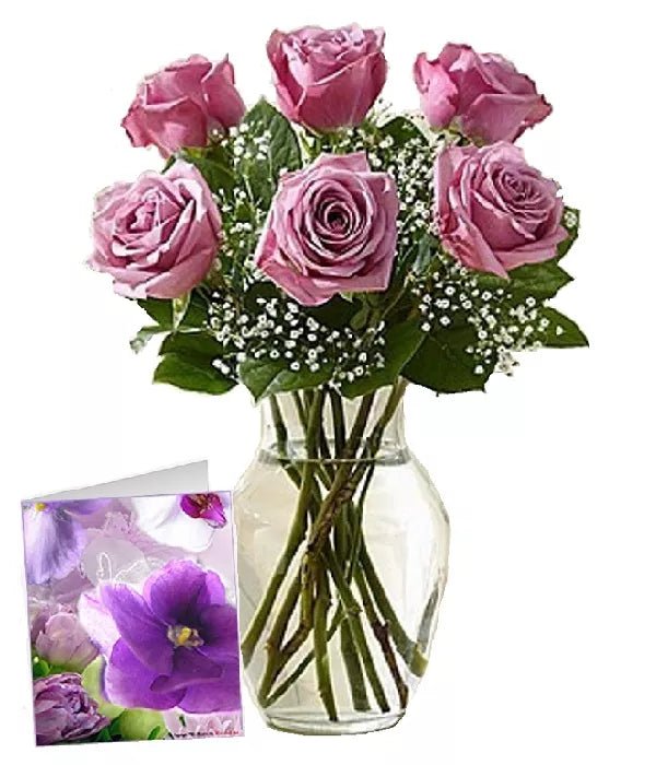 Gorgeous Lavender Roses I - Mothers Day Lavender Roses - Bloomex Australia