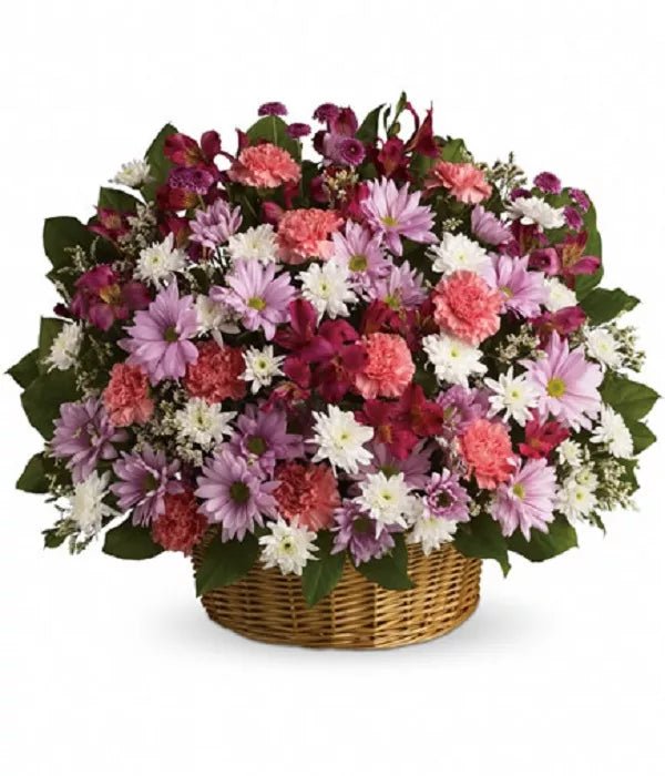 Rainbow Reflections Basket - Flower and Planter Baskets - Bloomex Australia
