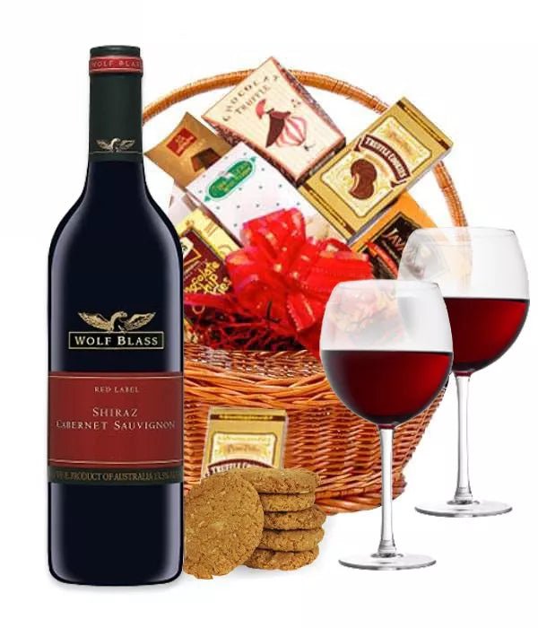Red Wine Gourmet - Wine & Champagne Gift Hampers - Bloomex Australia
