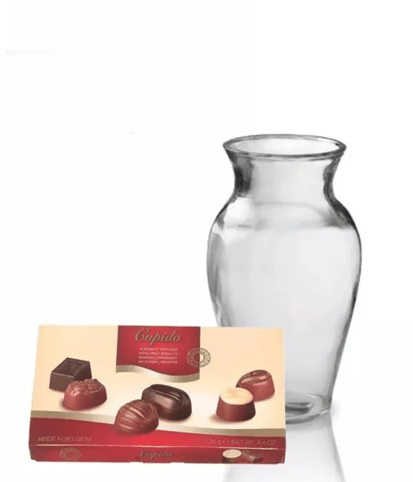 Vase & Chocolates - Add-on Bundle - Bloomex Australia