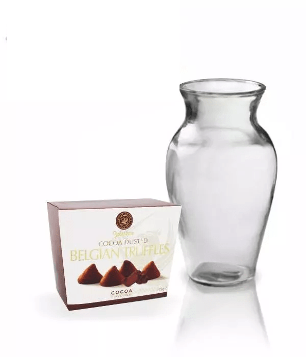 Vase & Truffles - Add-on Bundle - Bloomex Australia