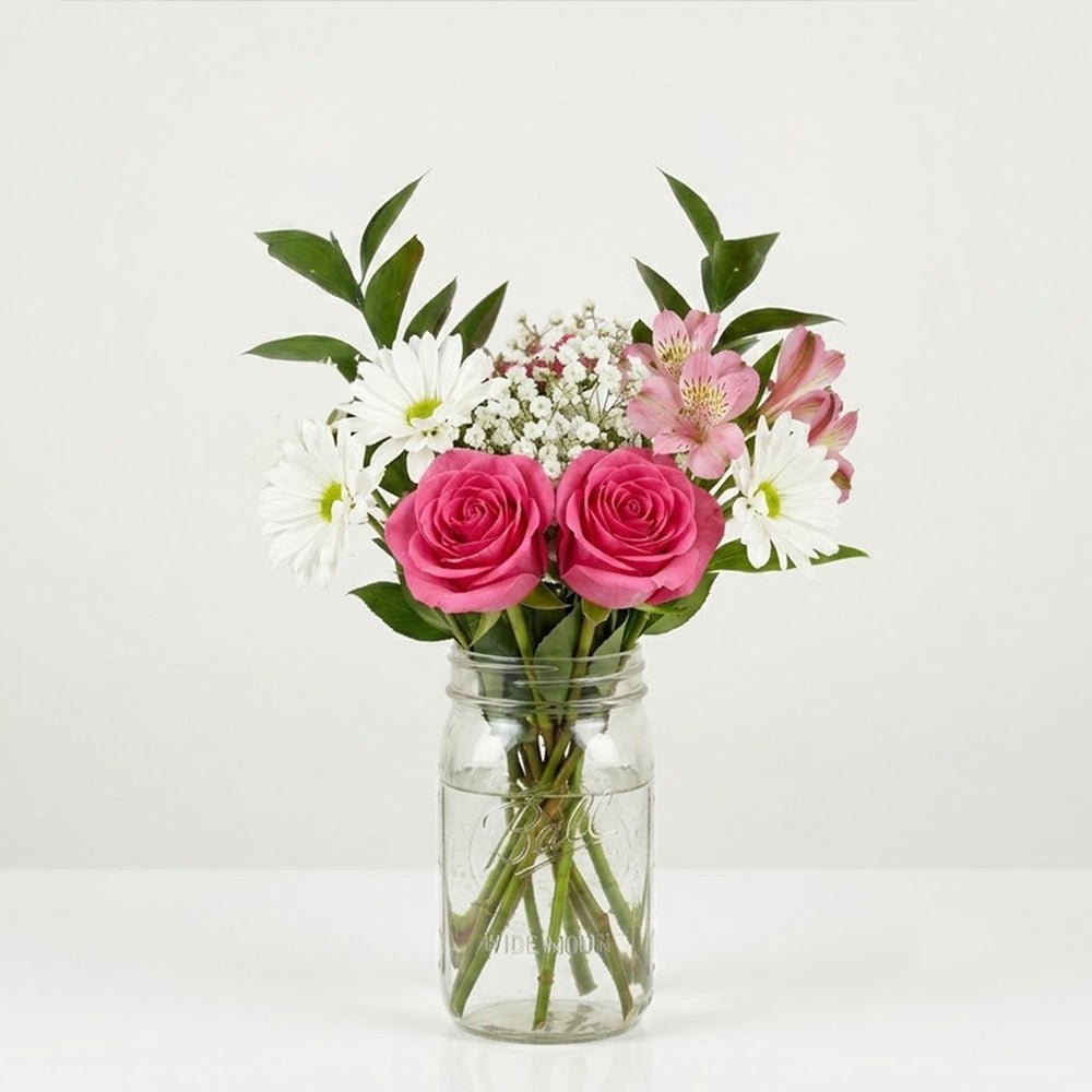 What a Treat in Mason Jar - The Mason Jar Collection - Bloomex Australia