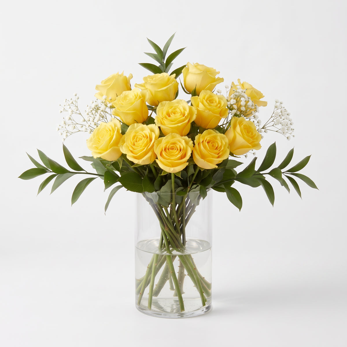 Dozen Yellow Roses - Roses - Bloomex Australia