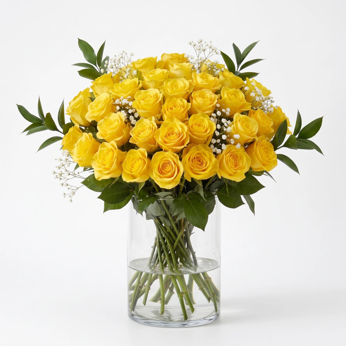 Three Dozen Yellow Roses - Roses - Bloomex Australia