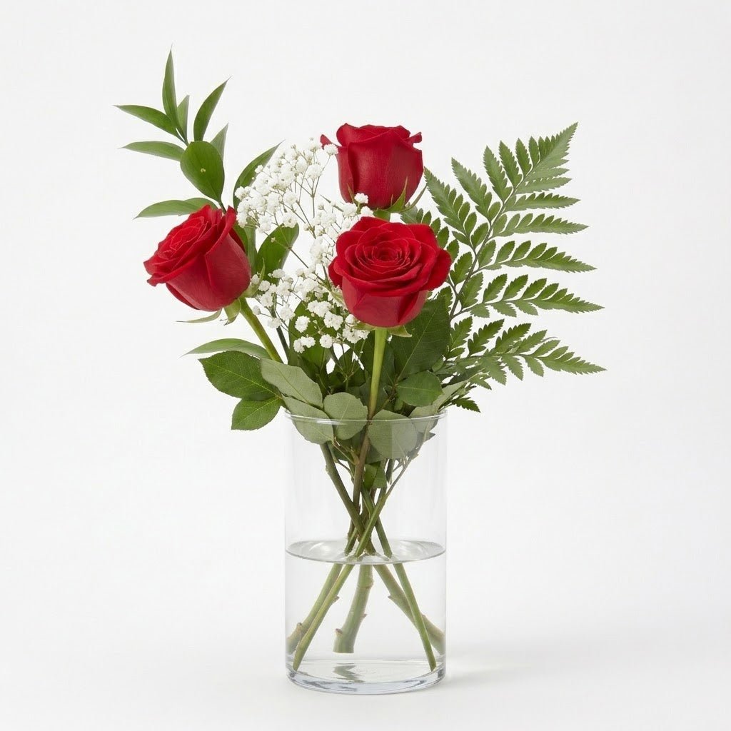 Touch Of Red Roses - Sympathy & Funeral Flowers - Bloomex Australia