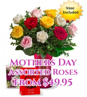 Mothers Day Assorted Roses