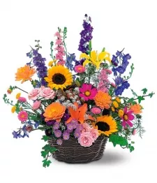 name: Summer Flower Basket