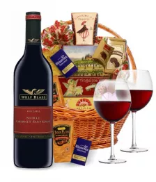 Deluxe Wine Basket