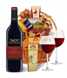 Premium Red Wine Basket