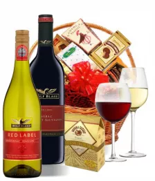 Deluxe Wine Lovers Basket