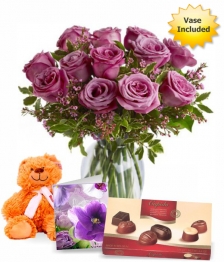Mothers Day Lavender Roses VI