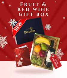 Fruit & Red Wine Gift Box