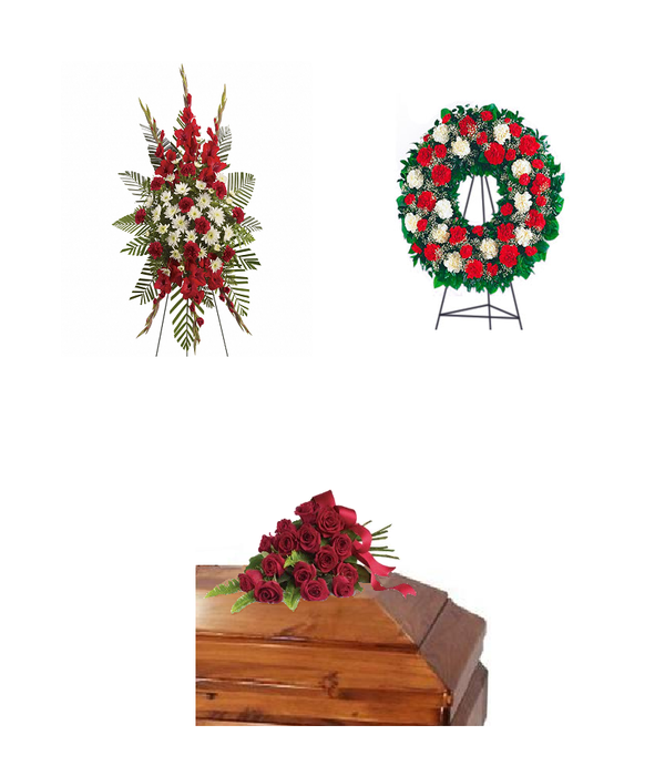 Pure Devotion Funeral Flower Package