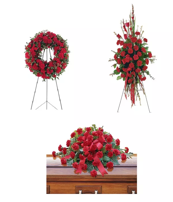 Warm Regards Funeral Flower Package